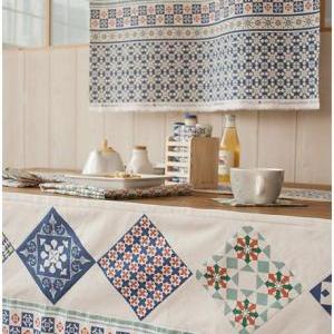 Scandinavian Style Iznik Design Fabric Panel, 18..