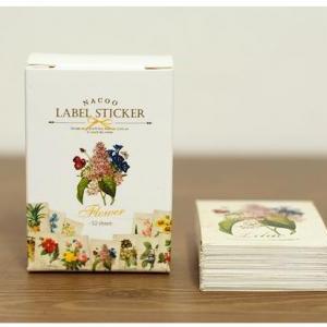 Label Sticker Pack - Flower (52 Pieces Package)