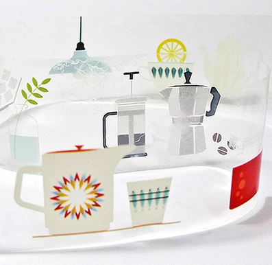 Scandinavian Kitchen Designed Illustration Multipurpose Tape
